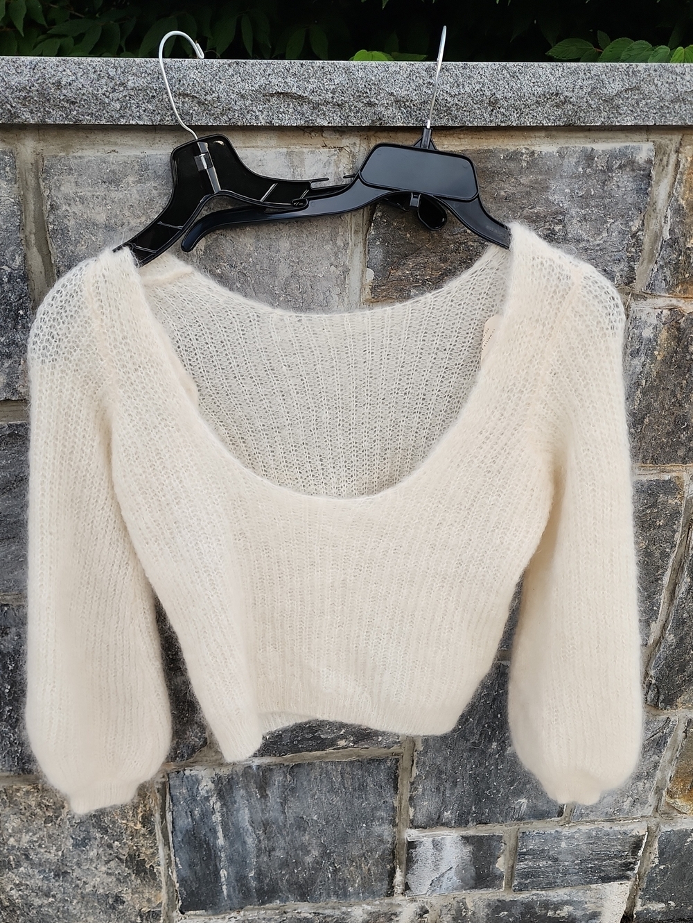 Sezane Mohair Blend Sweater Made In Italy size M